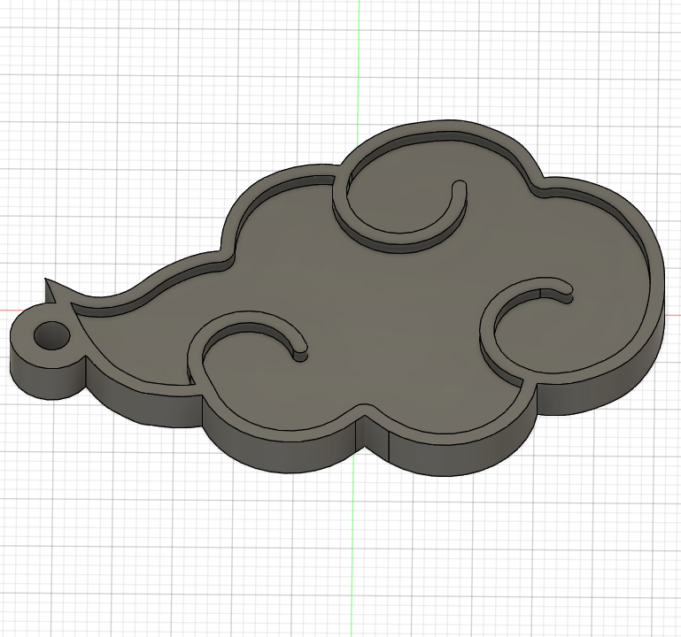 Imagen llavero akatsuki