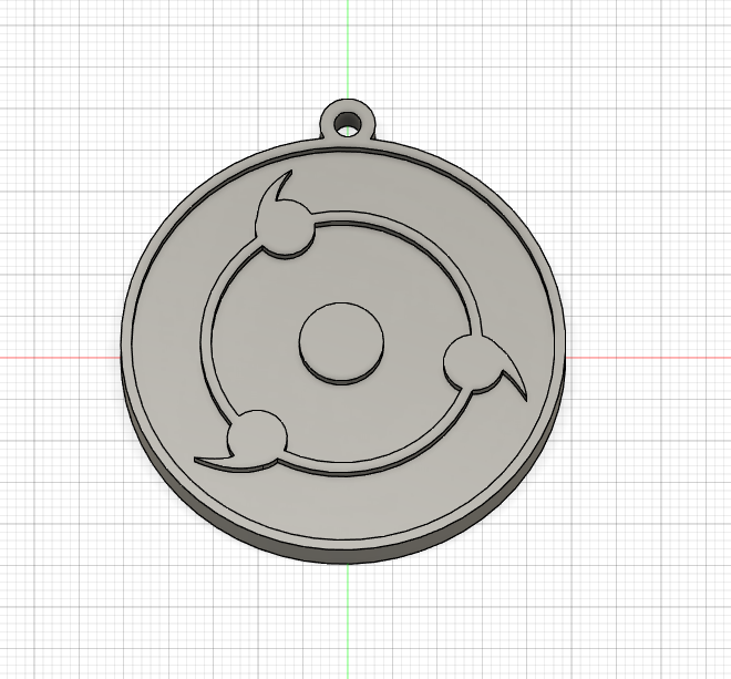 Imagen llavero Sharingan